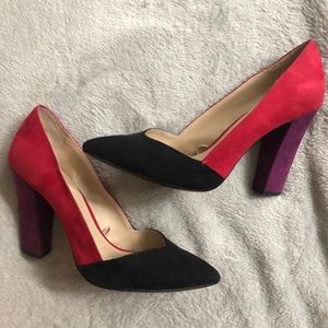 ZARA multi colored heels